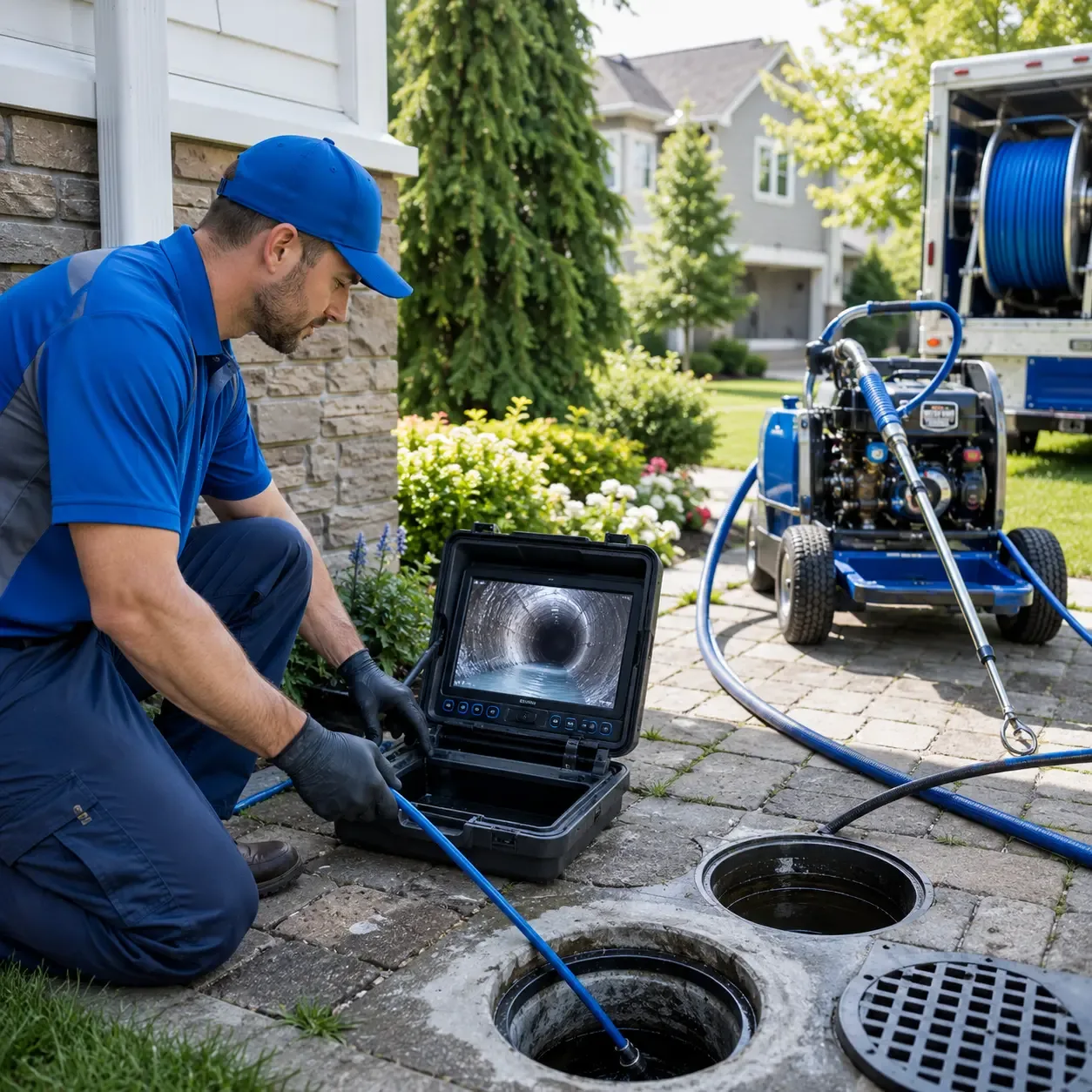 Outdoor drain cleaning professionals serving Dafter, MI