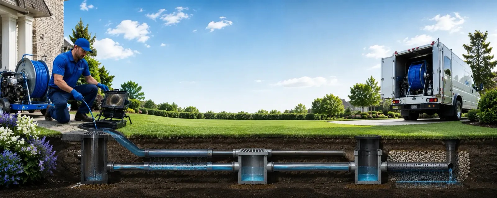 Outdoor drain cleaning information for Dafter, MI